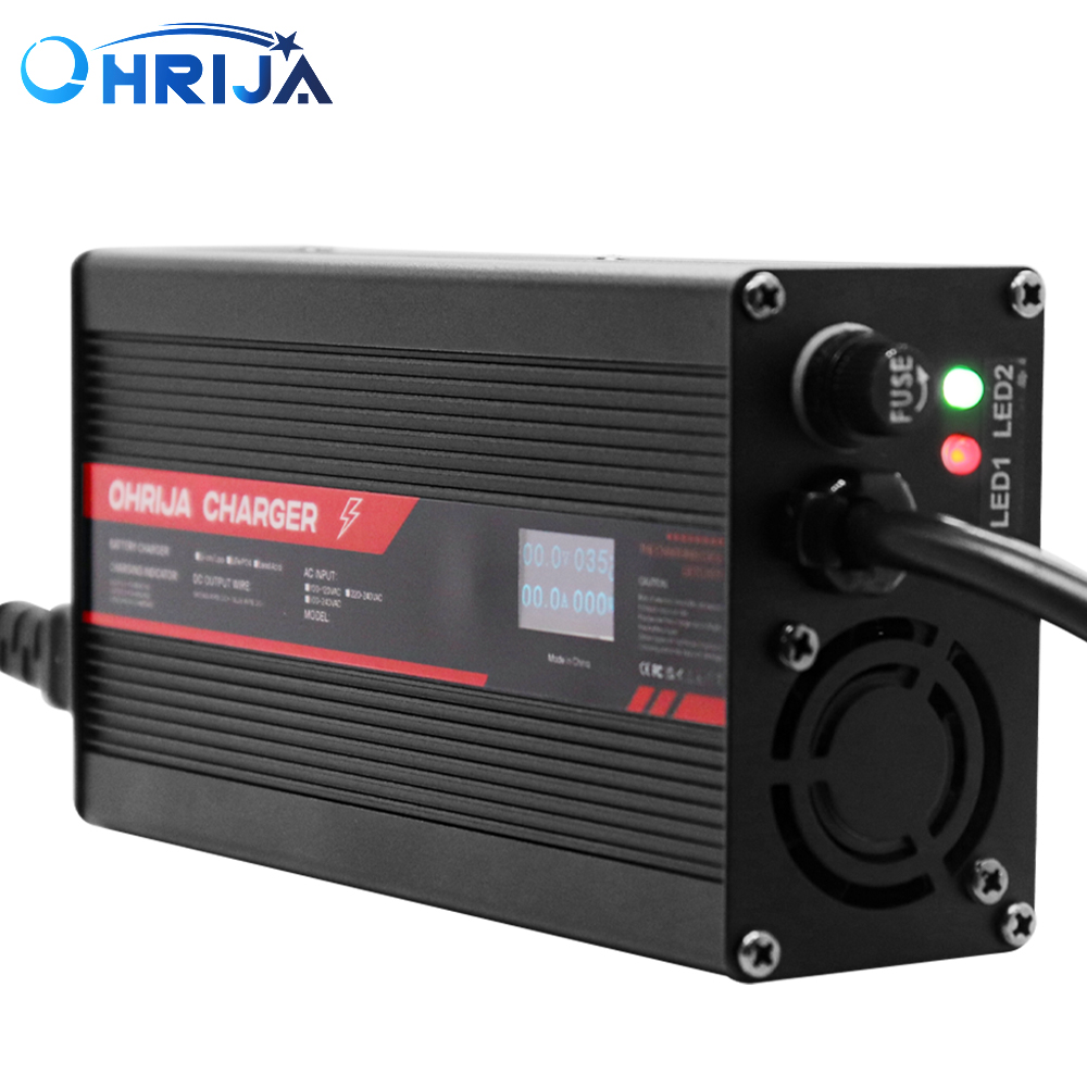 84V 20A Smart Charger - Caricabatterie agli Ioni di Litio OHRIJA