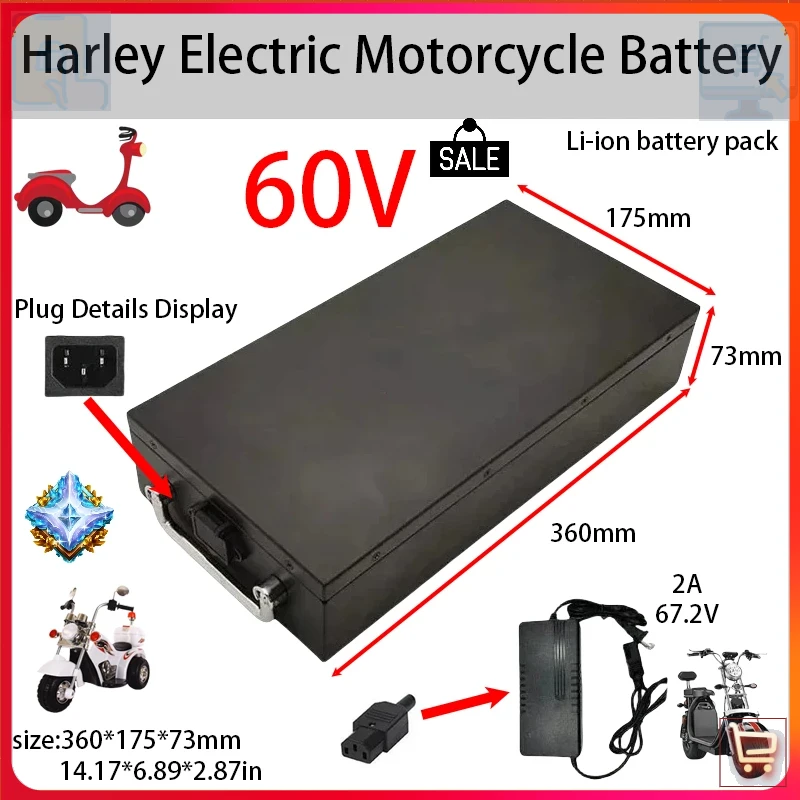 Batteria agli ioni di litio ad - 60V 50Ah Electric Scooter Battery recensione e prezzo